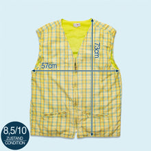 Lade das Bild in den Galerie-Viewer, Certosa Weste 90er, grün/gelb, XL
