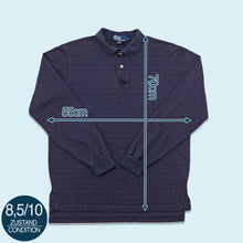 Lade das Bild in den Galerie-Viewer, Polo Ralph Lauren Polo 90er Made in the USA, blau, L
