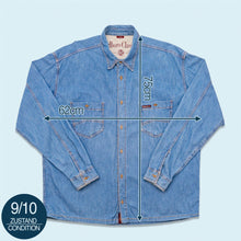 Lade das Bild in den Galerie-Viewer, Marlboro Classic Hemd 90er, blau, XL

