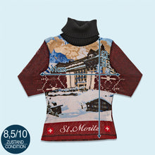 Lade das Bild in den Galerie-Viewer, S. Oliver Longsleeve dünn "st. Moritz" 00er, mehrfarbig, S/M Damen
