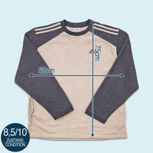 Lade das Bild in den Galerie-Viewer, Adidas Sweatshirt "fleece" 2002, creme/grau, XL/XXL
