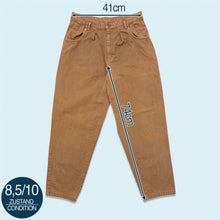 Lade das Bild in den Galerie-Viewer, Edwin Hose "French Baggy" 80er/90er, braun/grün, 32/30
