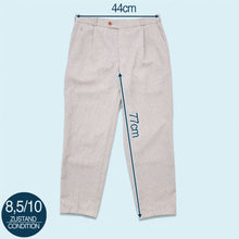 Lade das Bild in den Galerie-Viewer, Gardeur Hose dünn 90er, grau, 34/30
