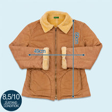 Lade das Bild in den Galerie-Viewer, United Colors of Benetton Jacke "fake fur", braun, M Damen
