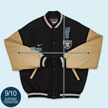 Lade das Bild in den Galerie-Viewer, Nike Team Jacke "Raiders" Made in Canada 90er/00er, schwarz, XL

