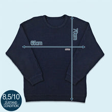 Lade das Bild in den Galerie-Viewer, Carlo Colucci Strickpullover 80er Made in West Germany, blau, XL
