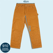 Lade das Bild in den Galerie-Viewer, Carhartt Hose "double knee canvas" 2005 Made in the USA, braun, 32/28

