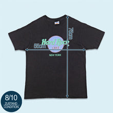 Lade das Bild in den Galerie-Viewer, Hard Rock Cafe T-Shirt "New York" 90er Single Stitch made in the USA, schwarz, XL
