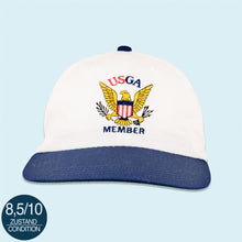 Lade das Bild in den Galerie-Viewer, Mütze "United States Golf Association" Made in the USA 90er, weiß, Einheitsgröße
