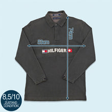 Lade das Bild in den Galerie-Viewer, Tommy Hilfiger Poloshirt 00er, schwarz, L schmal
