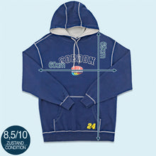 Lade das Bild in den Galerie-Viewer, Chase Authentic Hoodie "Jeff Gordon DuPont" 90er/00er, blau, XL/XXL schmal

