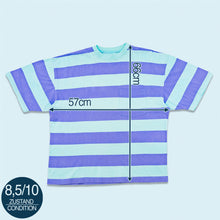 Lade das Bild in den Galerie-Viewer, T-Shirt "Vintage Allstars glow in the dark pocket tee" 90er/00er, blau/lila, L breit
