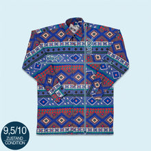 Lade das Bild in den Galerie-Viewer, Highland Hemd "aztec" 90er/00er, blau, L
