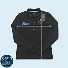 Lade das Bild in den Galerie-Viewer, Polo Jeans Company Poloshirt, schwarz, XS/S Damen
