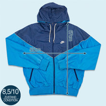 Lade das Bild in den Galerie-Viewer, Nike Trainingsjacke 80er, blau, L
