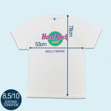 Lade das Bild in den Galerie-Viewer, Hard Rock Cafe T-Shirt "Hollywood" 90er Made in the USA, weiß, L
