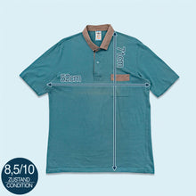 Lade das Bild in den Galerie-Viewer, Adidas Poloshirt 80er Made in West Germany, blau, L
