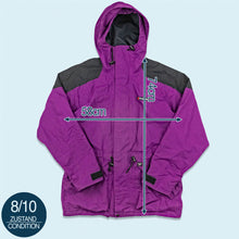 Lade das Bild in den Galerie-Viewer, Berhaus Regenjacke "Gore-Tex" 90er Made in Great Britain, lila, L/XL Damen
