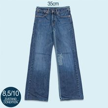 Lade das Bild in den Galerie-Viewer, Levi's Hose, "wide leg" blau, 28/28
