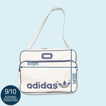 Lade das Bild in den Galerie-Viewer, Adidas Umhängetasche 80er Made in Taiwan, beige/blau
