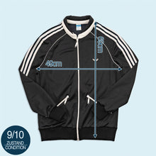 Lade das Bild in den Galerie-Viewer, Adidas Trainingsjacke 70er Made in West Germany, schwarz, M
