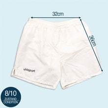 Lade das Bild in den Galerie-Viewer, Uhlsport Shorts "glanz" 80er, weiß, S
