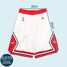 Lade das Bild in den Galerie-Viewer, Adidas Shorts "Chicago Bulls" 2013, weiß, M
