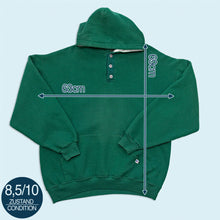 Lade das Bild in den Galerie-Viewer, Russell Athletic Hoodie "Vintage Allstars" 90er Made in the USA, grün, L/XL breit
