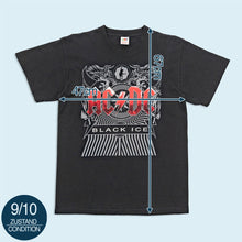 Lade das Bild in den Galerie-Viewer, Fuit of the Loom Heavy Cotton T-Shirt "AC DC Black Ice" 00er, schwarz, S/M
