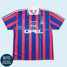 Lade das Bild in den Galerie-Viewer, Adidas Trikot "FC Bayern München" 1995-97 Made in Portugal, blau/rot, XL
