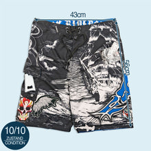 Lade das Bild in den Galerie-Viewer, Fox Riders Surfshorts "Privateer Boardshort" NEU 00er, schwarz/weiß, 34
