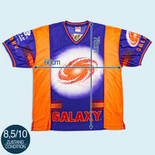 Lade das Bild in den Galerie-Viewer, Nutmeg Trikot "Frankfurt Galaxy" 90er, orange/lila, XL
