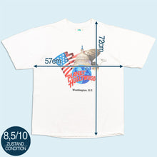 Lade das Bild in den Galerie-Viewer, Planet Hollywood T-Shirt "Washington D.C." 1991 Made in the USA, weiß, L
