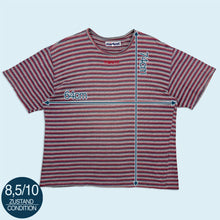 Lade das Bild in den Galerie-Viewer, Mistral T-Shirt dick "Center Logo" 90er Made in Portugal, rot, XL breit
