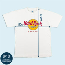 Lade das Bild in den Galerie-Viewer, Hard Rock Cafe T-Shirt "Save The Planet Hong Kong" 90er single stitch, weiß, M
