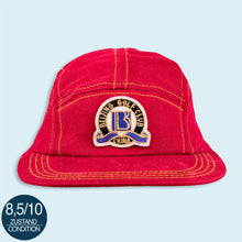 Lade das Bild in den Galerie-Viewer, SJ Mütze "Beijing Golf Club China" 5 Panel 90er, rot, Einheitsgröße
