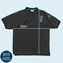 Lade das Bild in den Galerie-Viewer, Adidas Equipment Poloshirt 90er Made in Hong Kong, schwarz, L/XL
