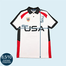 Lade das Bild in den Galerie-Viewer, Polo Ralph Lauren Poloshirt "custom fit USA", weiß, M/L Damen
