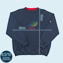 Lade das Bild in den Galerie-Viewer, Gianni M. Sweatshirt "Admirals Cup" 90er, blau, L
