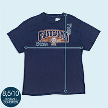 Lade das Bild in den Galerie-Viewer, T-Shirt "Grand Canyon Arizona" 00er, blau, L
