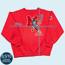Lade das Bild in den Galerie-Viewer, Sir Benni Miles Sweatshirt "heavy weight" 2000er, rot, L/XL breit
