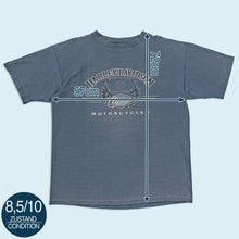 Lade das Bild in den Galerie-Viewer, Harley Davidson T-Shirt dick "FT. Lauderdale Florida" 90er Made in the USA single stitch, blau, XL
