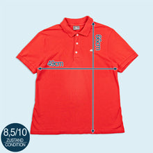 Lade das Bild in den Galerie-Viewer, Lacoste Poloshirt 90er, rot, S/M
