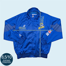 Lade das Bild in den Galerie-Viewer, Logo Athletic Trainingsjacke "Los Angeles Rams Pro Line" 90er, blau, L/XL
