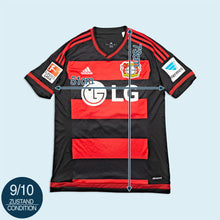 Lade das Bild in den Galerie-Viewer, Adidas Trikot "Bayer 04 Leverkusen Christoph Kramer" 2015, schwarz/rot, M
