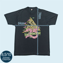 Lade das Bild in den Galerie-Viewer, Screen Stars T-Shirt "Ironman Minnesota" 1991 Made in the USA single stitch, schwarz, XL
