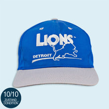 Lade das Bild in den Galerie-Viewer, Team NFL Mütze "Detroit Lions" DS 90er/00er, blau, Einheitsgröße
