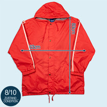 Lade das Bild in den Galerie-Viewer, Adidas Jacke dünn 90er/00er, rot, L/XL
