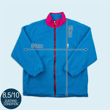 Lade das Bild in den Galerie-Viewer, Latok Fleece Jacke 90er Made in Ireland, blau, M/L Damen
