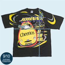 Lade das Bild in den Galerie-Viewer, Tultex T-Shirt - Johnny Benson Nascar Cheerios - 1999 Made in Mexico, schwarz, XXL
